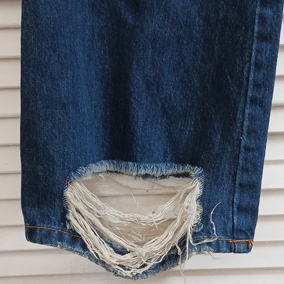 Free People Dark Blue Flare Jeans - Picture 3 of 12